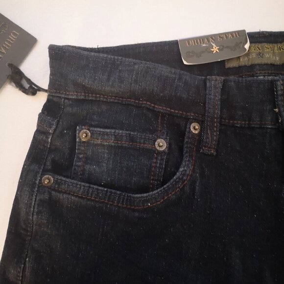NWT Urban Star Men's Dark Wash Size 30/31 Relaxed Fit Blue Jeans - Picture 10 of 13